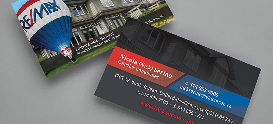 Revamped design for business card