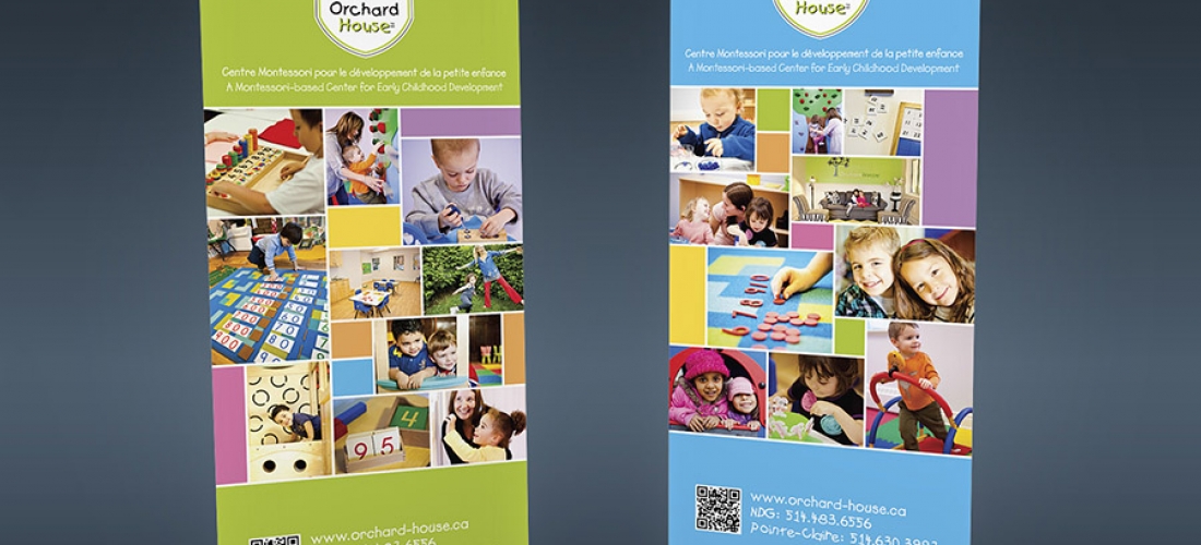 Sign Design 3 ft x 7.5 ft Roll-Up banners