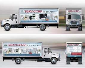 Fleet Graphics – Full wrap on a 40 ft trailer